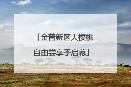 金普新区大樱桃自由尝享季启幕
