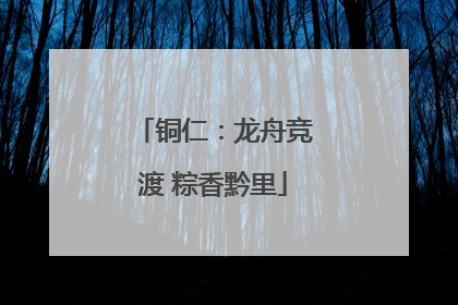 铜仁：龙舟竞渡 粽香黔里