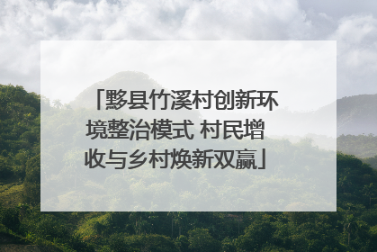 黟县竹溪村创新环境整治模式 村民增收与乡村焕新双赢