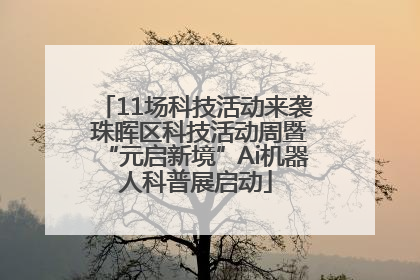11场科技活动来袭 珠晖区科技活动周暨“元启新境”Ai机器人科普展启动