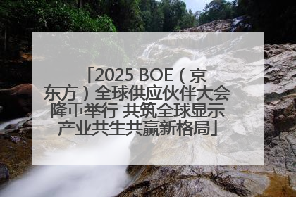 2025 BOE（京东方）全球供应伙伴大会隆重举行 共筑全球显示产业共生共赢新格局
