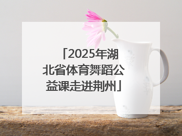 2025年湖北省体育舞蹈公益课走进荆州