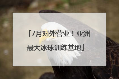 7月对外营业！亚洲最大冰球训练基地